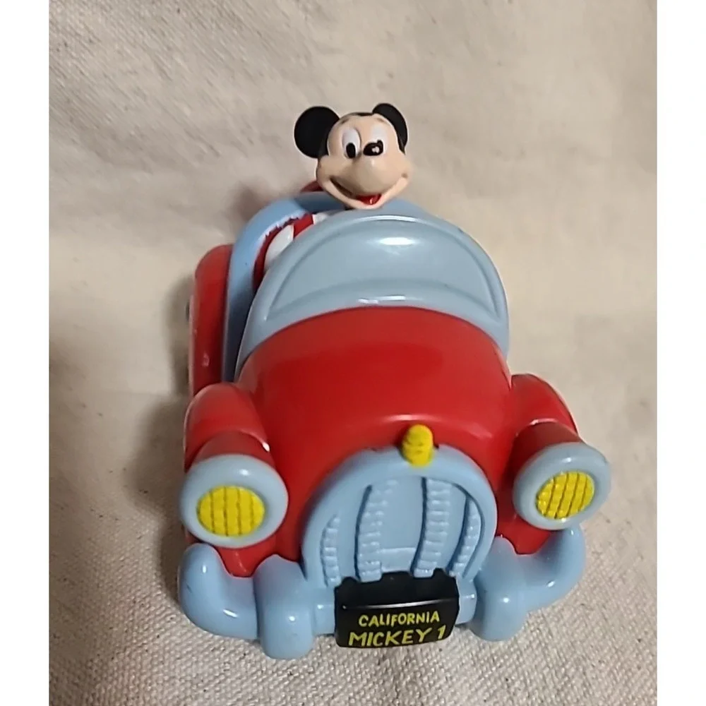 Disney Mickey Mouse Car Toy Vehicle Red California‎ Mickey 1 License Plate
